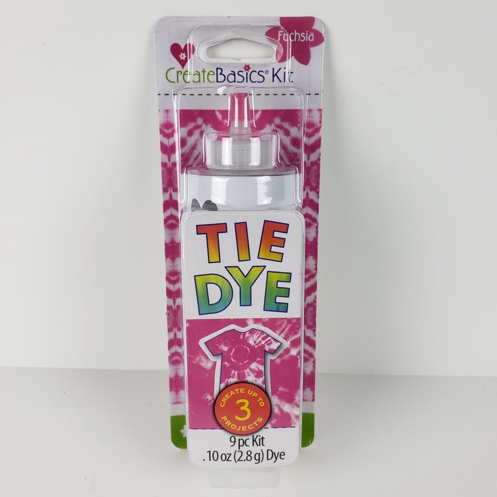 Create Basics FUCHSIA Tie Dye 9 Piece Kit Create Up To 3 Projects